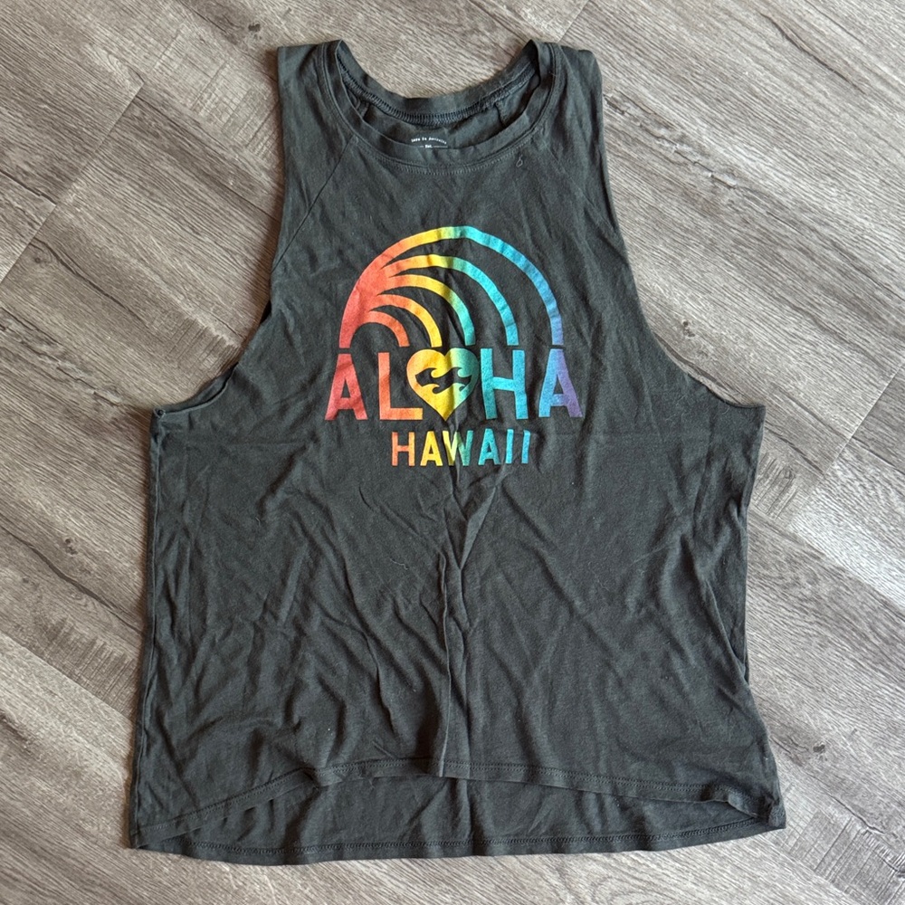 Aloha Hawaii Graphic Tank Top